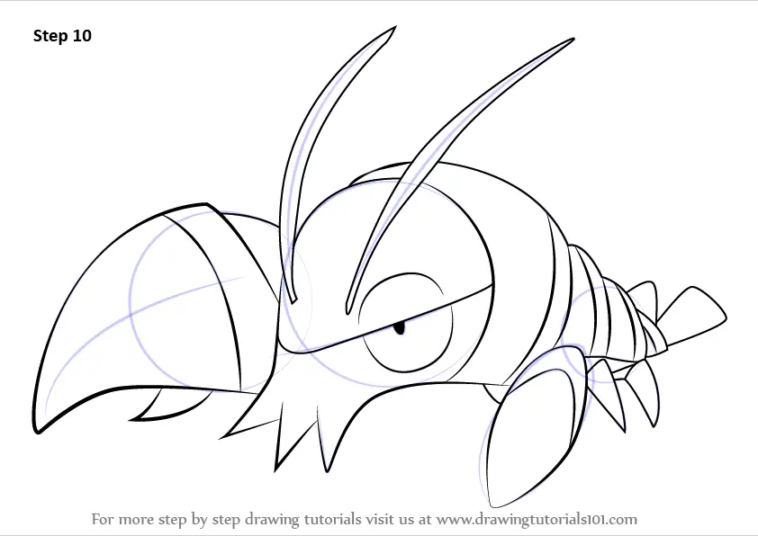 Learn How to Draw Clauncher from Pokemon (Pokemon) Step by Step