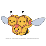How to Draw Combee from Pokemon