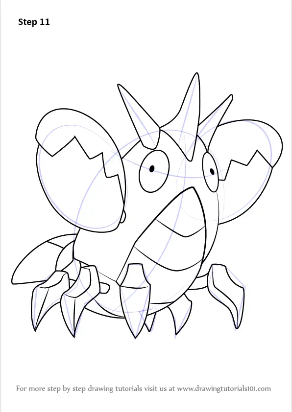 printable coloring pages corphish pokemon