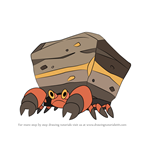 How to Draw Crustle from Pokemon