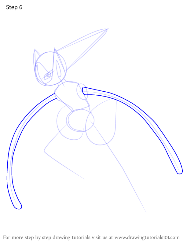 How to Draw Deoxys Speed Forme from Pokemon (Pokemon) Step by Step ...