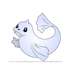 How to Draw Dewgong from Pokemon