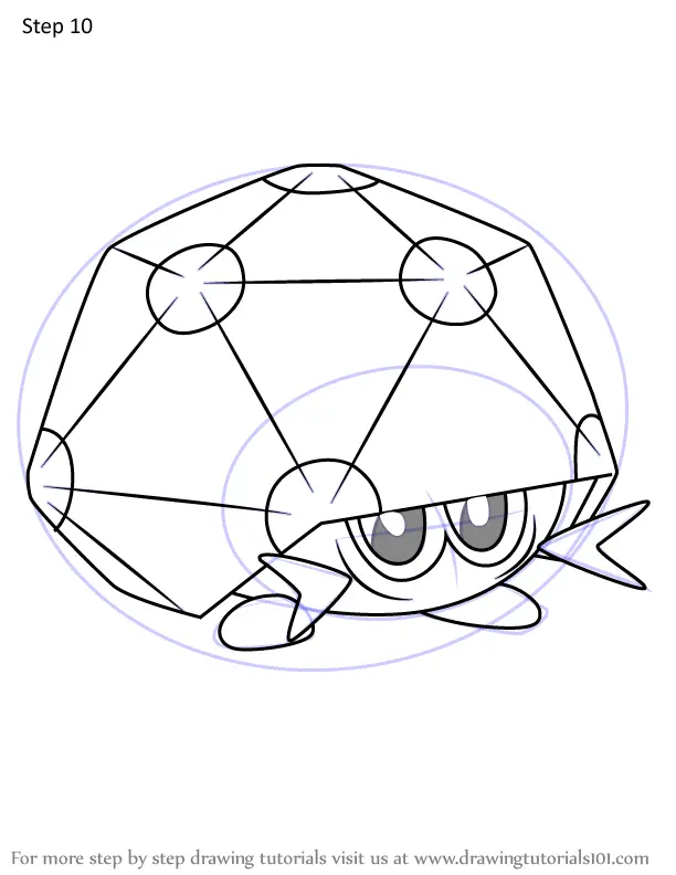 dottler coloring page printable pokemon