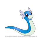 How to Draw Dratini from Pokemon