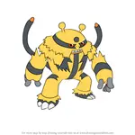 How to Draw Electivire from Pokemon