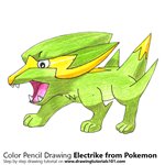 How to Draw Electrike from Pokemon