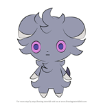 How to Draw Espurr from Pokemon