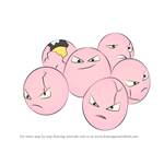How to Draw Exeggcute from Pokemon