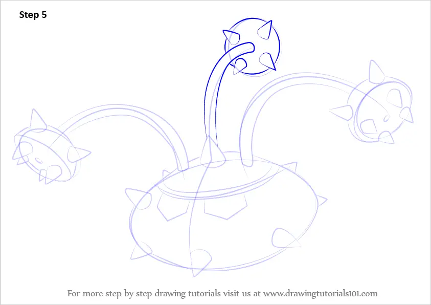 Learn How to Draw Ferrothorn from Pokemon (Pokemon) Step by Step