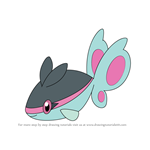 How to Draw Finneon from Pokemon
