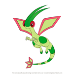How to Draw Flygon from Pokemon
