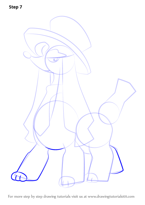 Learn How to Draw Furfrou - Dandy Style from Pokemon 