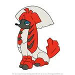 How to Draw Furfrou - Kabuki Style from Pokemon