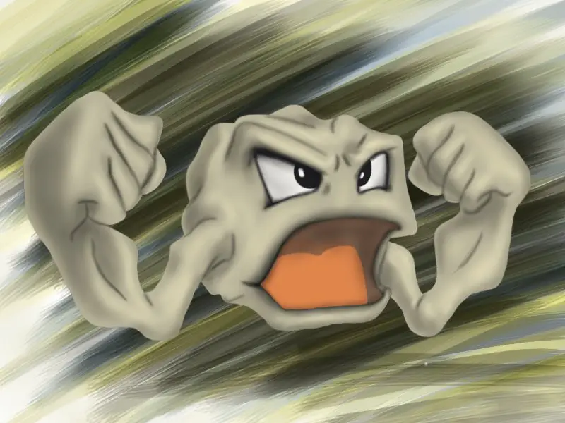 Learn How To Draw Geodude From Pokemon Pokemon Step By Step Drawing Tutorials