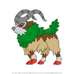 How to Draw Gogoat from Pokemon