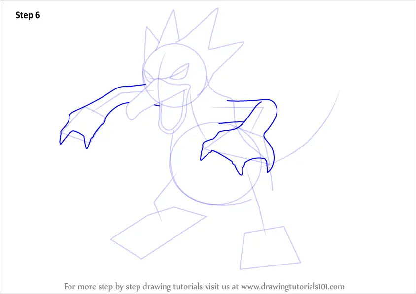 Download Learn How to Draw Golduck from Pokemon (Pokemon) Step by ...