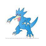 How to Draw Golduck from Pokemon