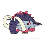 How to Draw Great Tusk from Pokemon