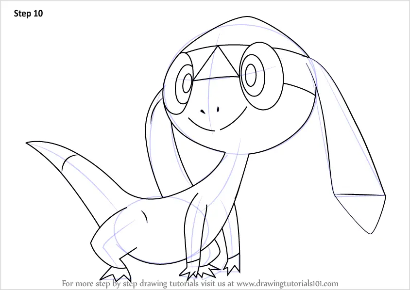 helioptile coloring page pokemon