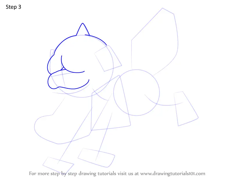 How to Draw Hisuian Growlithe from Pokemon (Pokemon) Step by Step ...