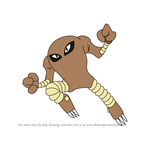 How to Draw Hitmonlee from Pokemon