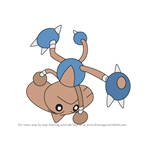 How to Draw Hitmontop from Pokemon
