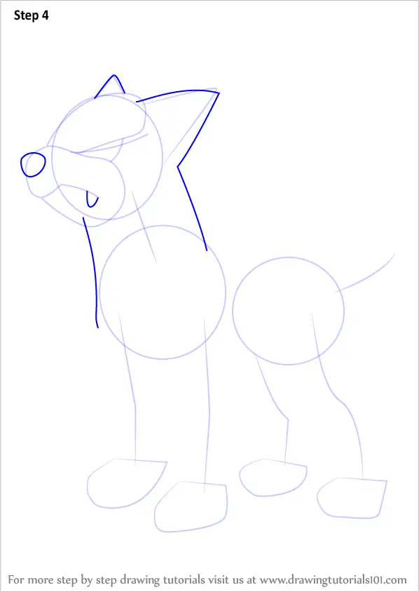 How to Draw Houndour from Pokemon (Pokemon) Step by Step ...