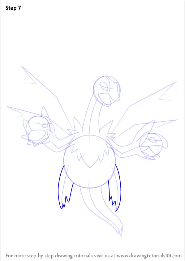 Learn How to Draw Hydreigon from Pokemon (Pokemon) Step by Step