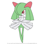 How to Draw Kirlia from Pokemon