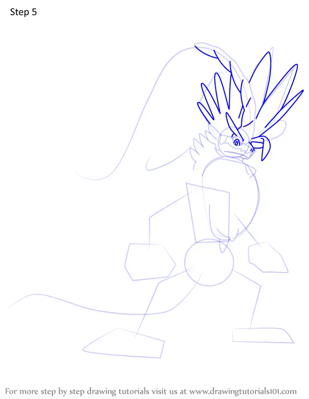 How to Draw Koraidon from Pokemon (Pokemon) Step by Step