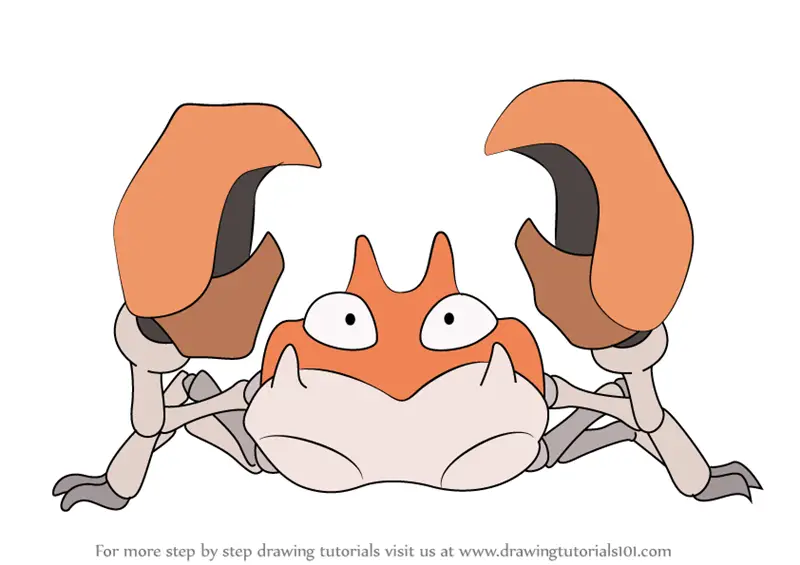 Learn How to Draw Krabby from Pokemon (Pokemon) Step by Step : Drawing