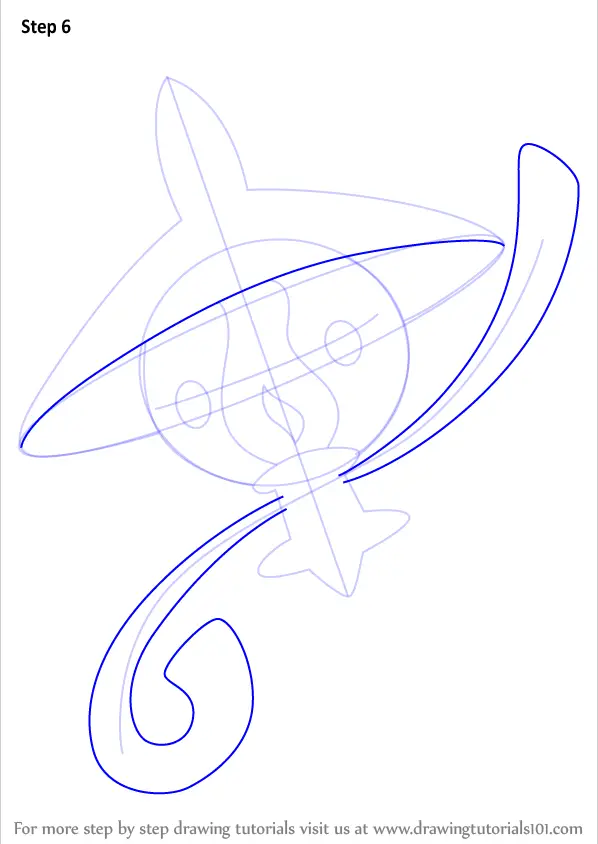 How To Draw Lampent From Pokemon Pokemon Step By Step