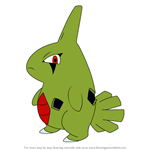 How to Draw Larvitar from Pokemon