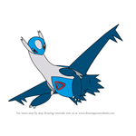 How to Draw Latios from Pokemon