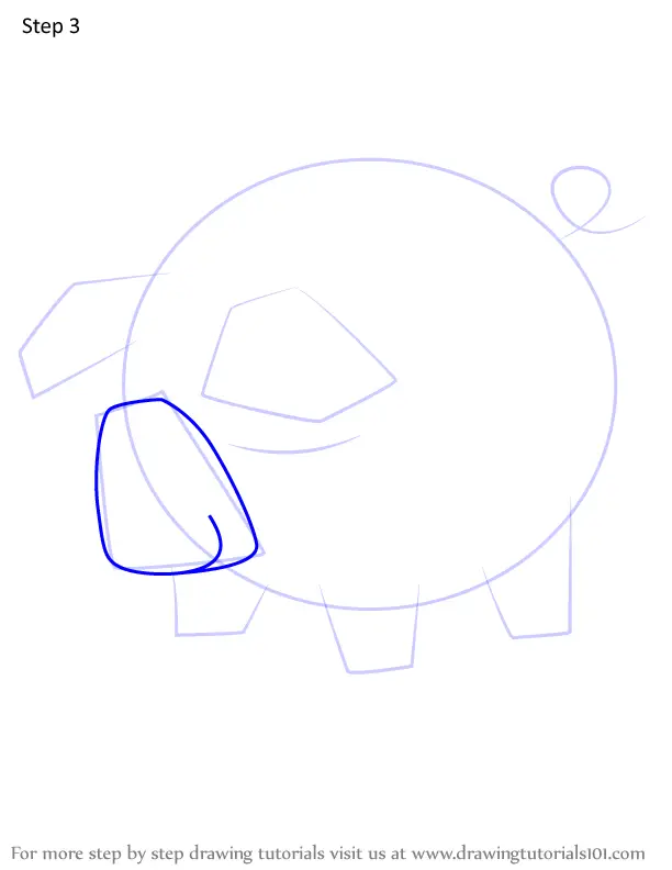 How to Draw Lechonk from Pokemon (Pokemon) Step by Step ...