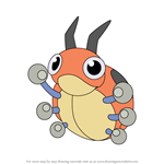 How to Draw Ledyba from Pokemon