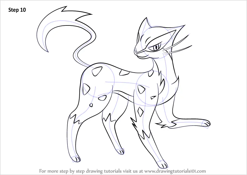 liepard coloring pages pokemon