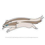 How to Draw Linoone from Pokemon
