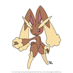 How to Draw Lopunny from Pokemon