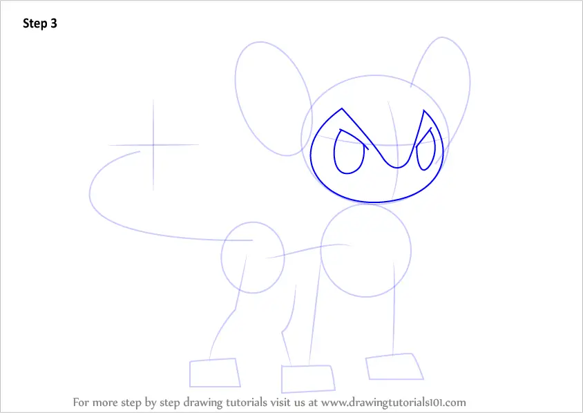 Learn How to Draw Luxio from Pokemon (Pokemon) Step by Step : Drawing ...