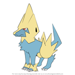 How to Draw Manectric from Pokemon