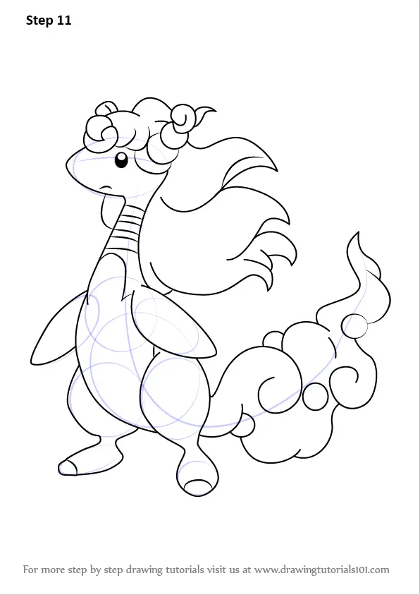 ampharos coloring page in pdf pokemon