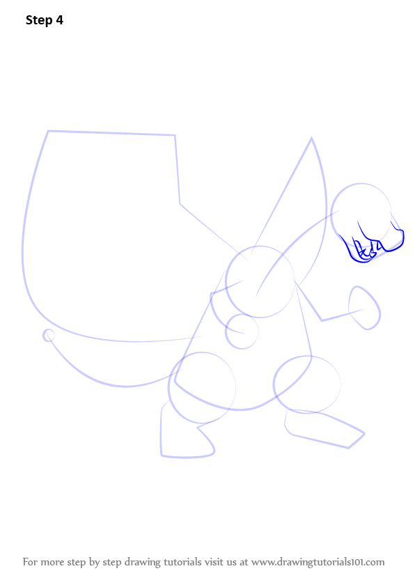 how to draw mega charizard