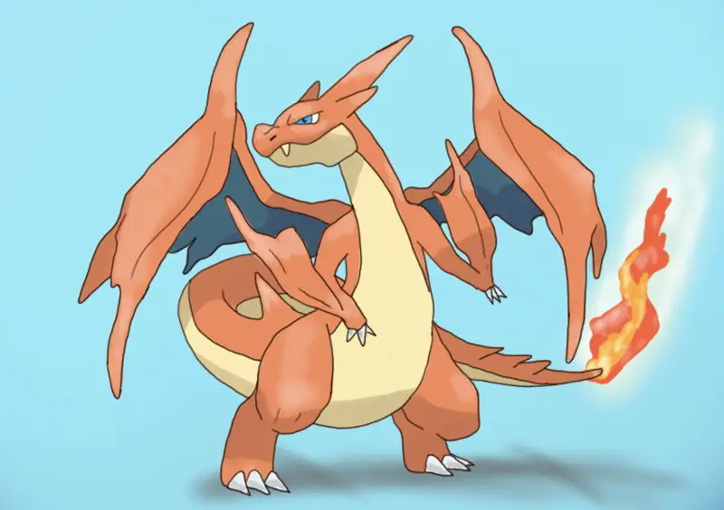Learn How To Draw Mega Charizard Y From Pokemon Pokemon Step By Step Drawing Tutorials