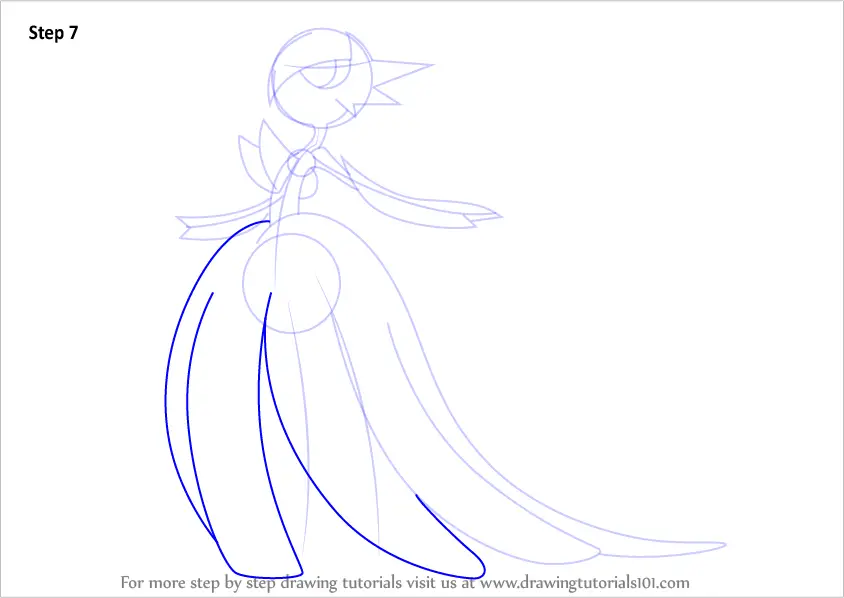 How to Draw Mega Gardevoir from Pokemon (Pokemon) Step by Step ...