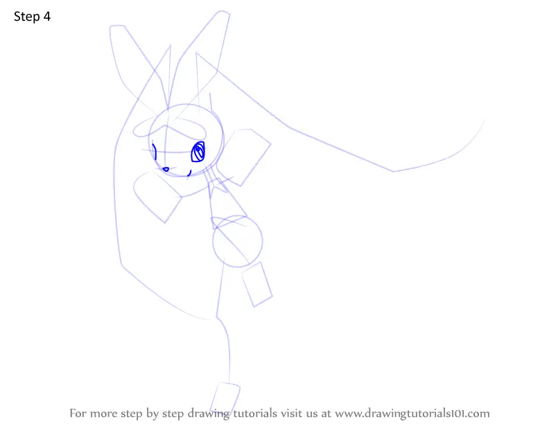 How to Draw Mega Lopunny from Pokemon (Pokemon) Step by Step ...