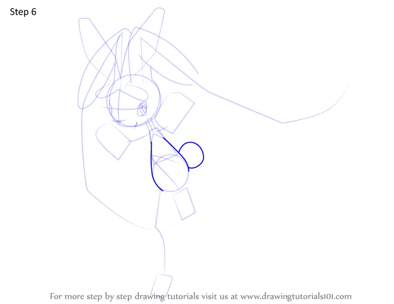 How to Draw Mega Lopunny from Pokemon (Pokemon) Step by Step ...