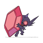 How to Draw Mega Sableye from Pokemon
