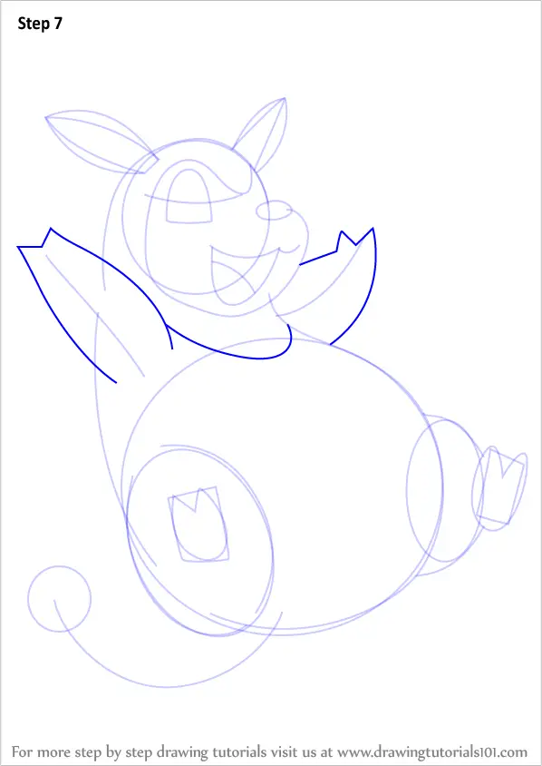 How To Draw Miltank From Pokemon Pokemon Step By Step