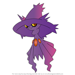 How to Draw Mismagius from Pokemon